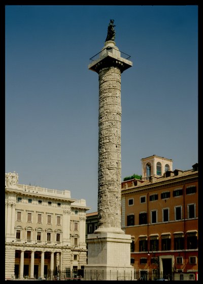 Ansicht der Trajanssäule, 113 n. Chr. von Roman